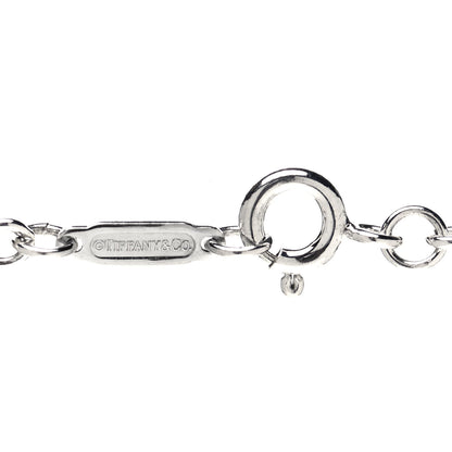 Tiffany Sterling Silver Large Fleur De Lis Key Pendant Necklace 4 of 5