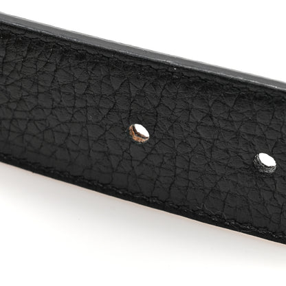 Gucci Calfskin Double G Reversible 37mm Belt 85 34 Black Cocoa 8 of 8