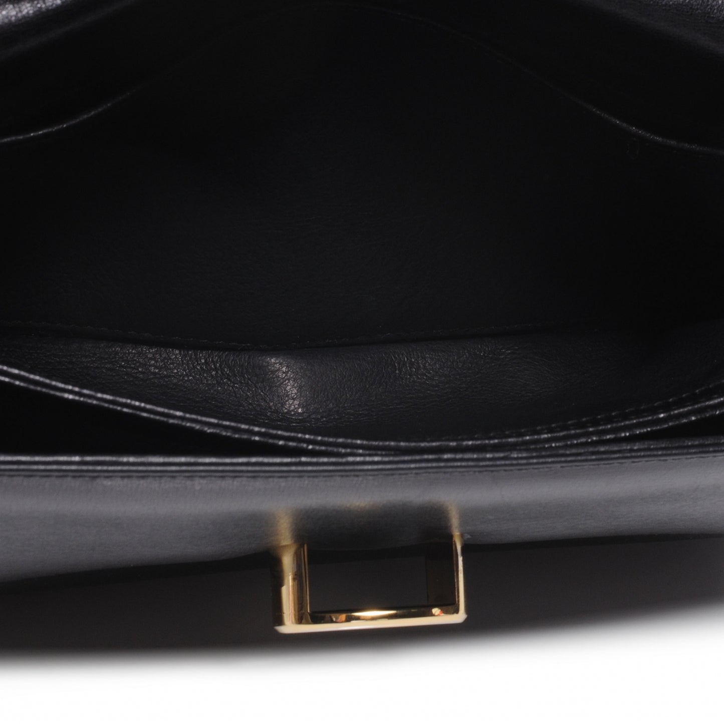 Leather GG Shoulder Bag Black