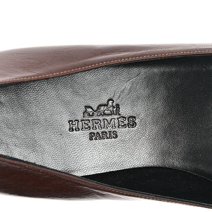 Hermes Lambskin Ballerina Flats 35 8 of 10