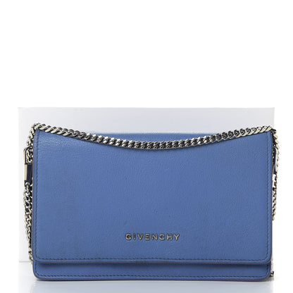 Givenchy Sugar Goatskin Pandora Chain Wallet Blue 20 of 20