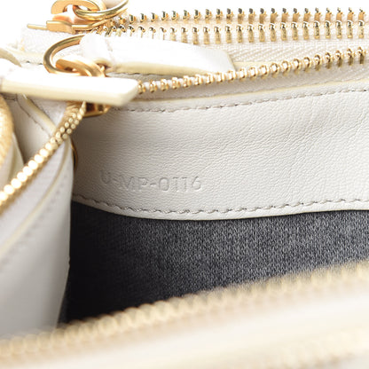 Celine Goatskin Large Trio Crossbody Bag White 7 of 9