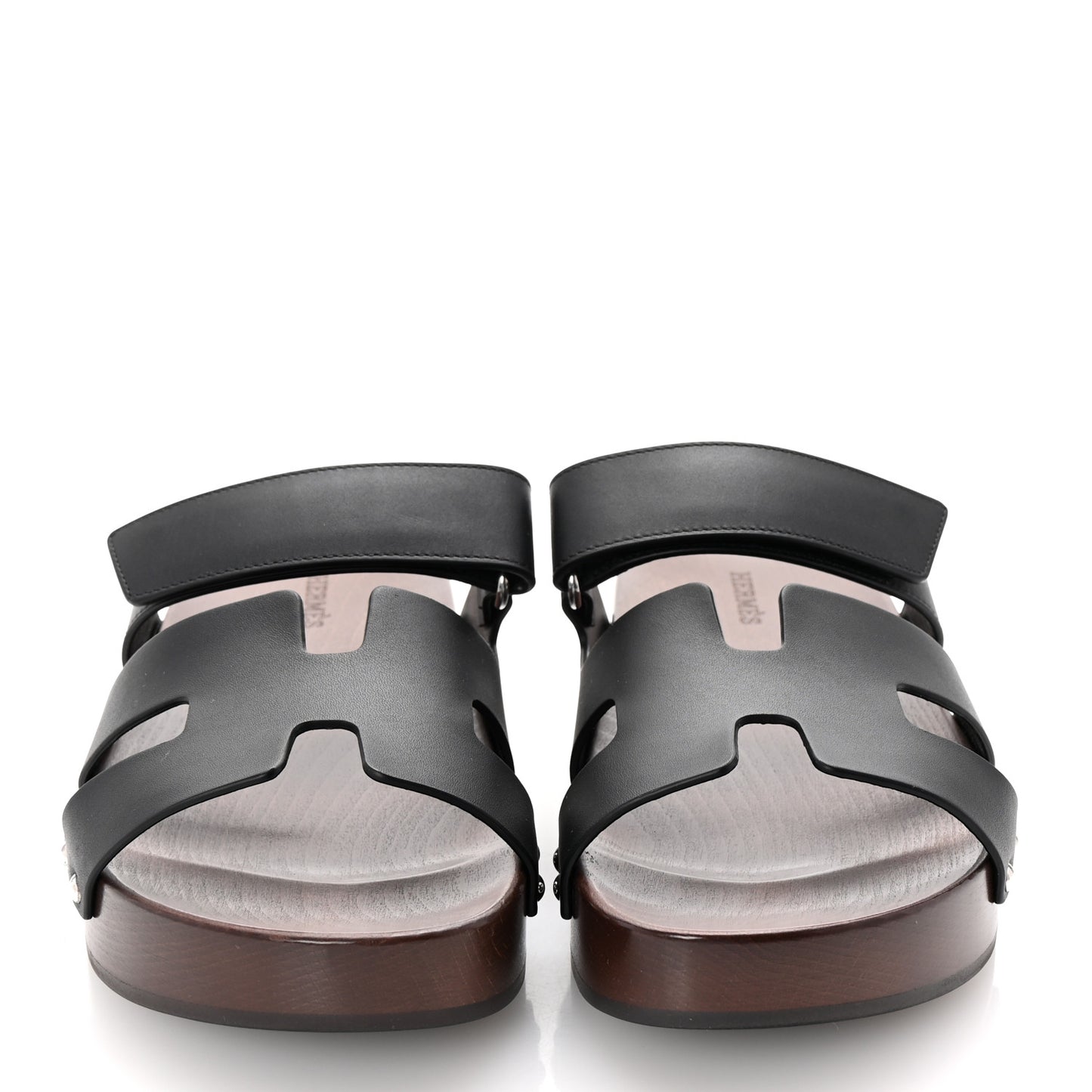 Calfskin Womens Kos Clog 37 Black