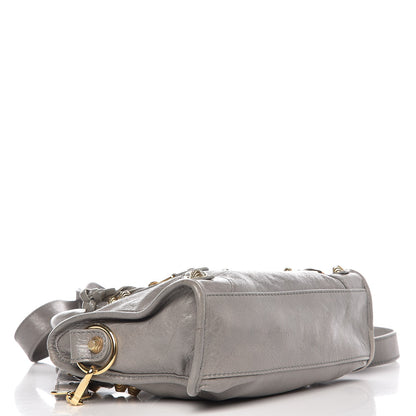 Balenciaga Agneau Giant 12 Gold Hardware Mini City Gris Pyrite 5 of 10