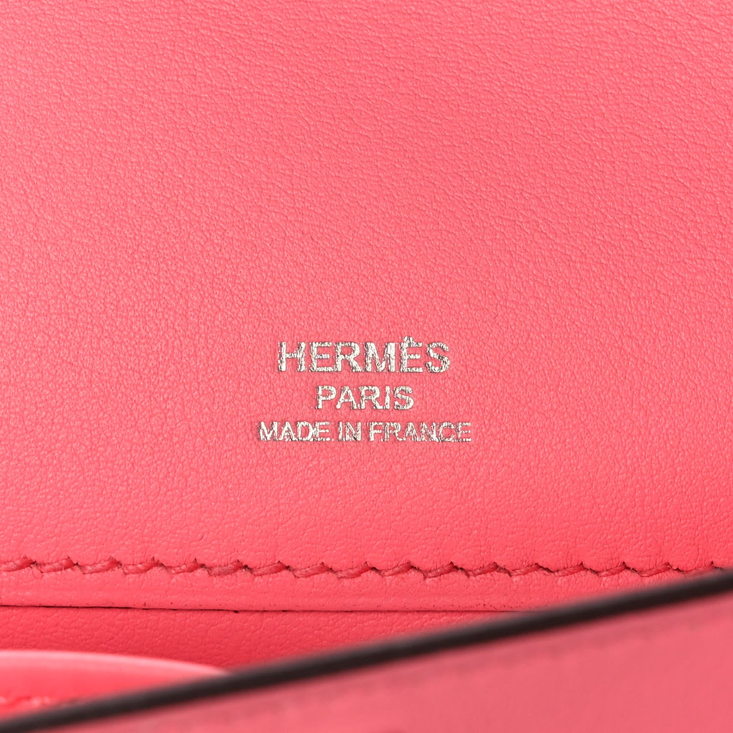 Hermes Swift Kelly Cut Clutch Pochette Rose Azalee 7 of 9