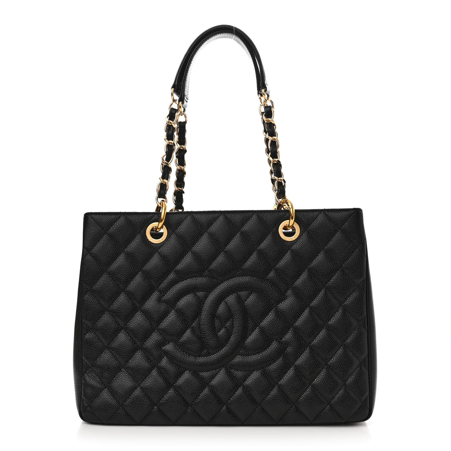 Chanel Caviar Quilted Grand Shopping Tote GST Black 1 of 11