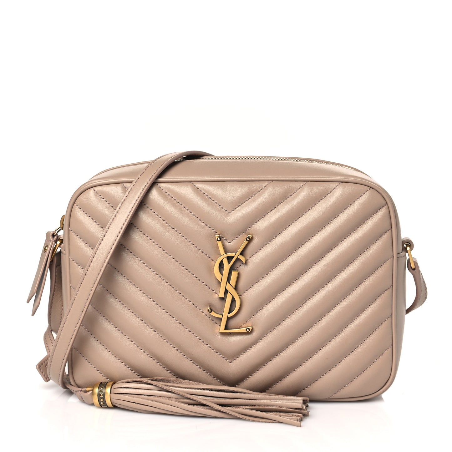 Calfskin Matelasse Monogram Lou Camera Bag Rosy Sand
