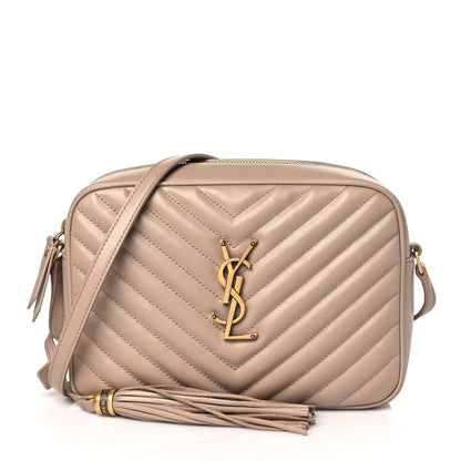 Saint Laurent Calfskin Matelasse Monogram Lou Camera Bag Rosy Sand 1 of 9