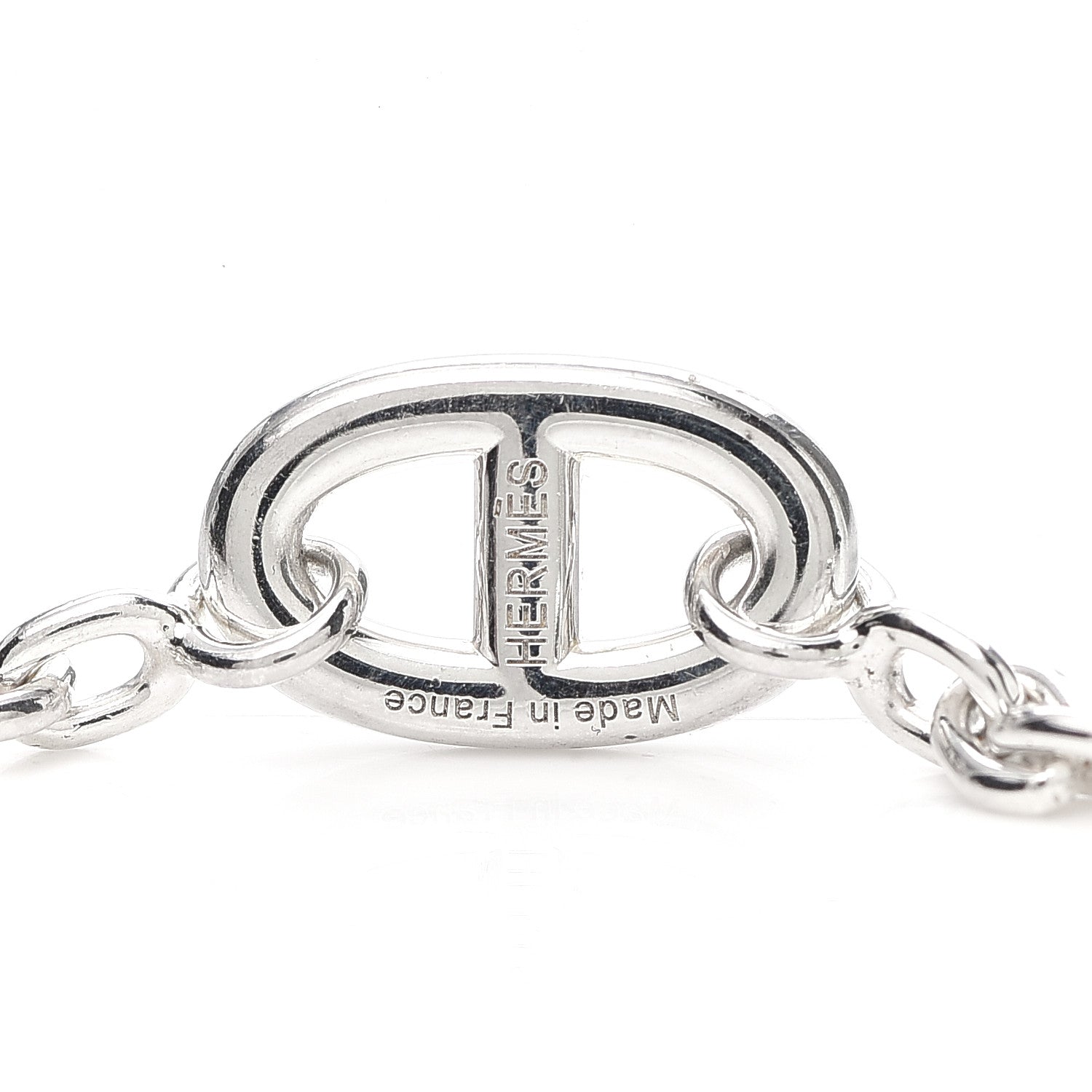 Hermes Sterling Silver Farandole Bracelet LG 4 of 5
