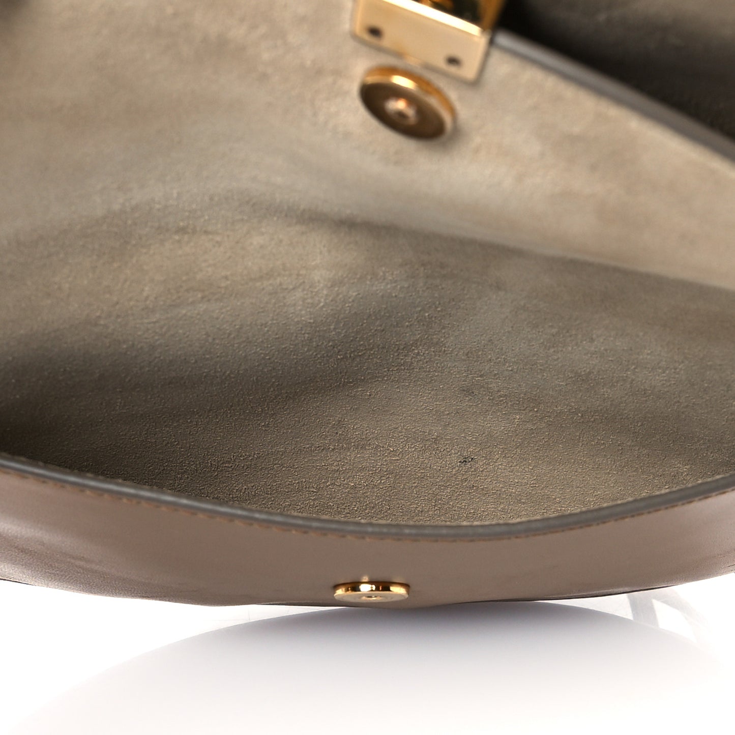 Calfskin Georgia Crossbody Bag Chestnut Cream