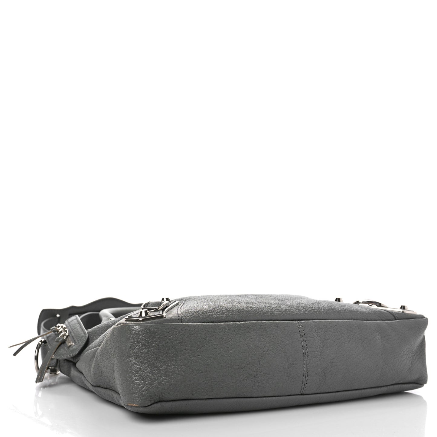 Chevre Silver Metallic Edge Hardware Town Gris Acier