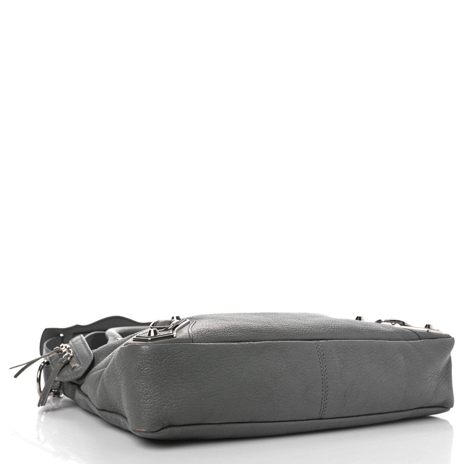 Balenciaga Chevre Silver Metallic Edge Hardware Town Gris Acier 5 of 10