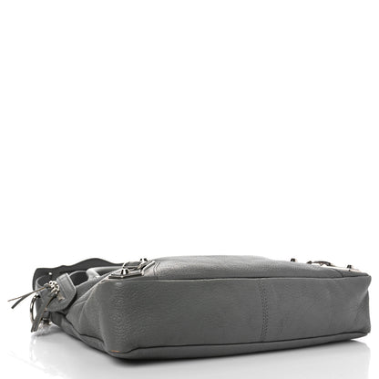 Balenciaga Chevre Silver Metallic Edge Hardware Town Gris Acier 5 of 10