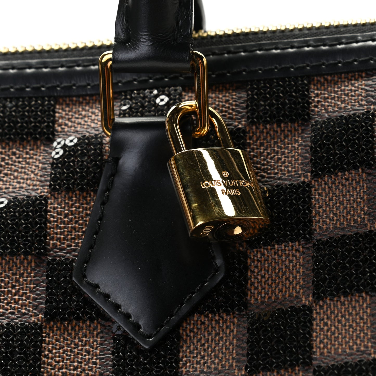Damier Paillettes Speedy 30 Black