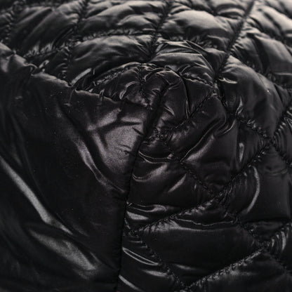 Chanel Nylon Quilted Large Coco Cocoon Tote Black 11 of 12