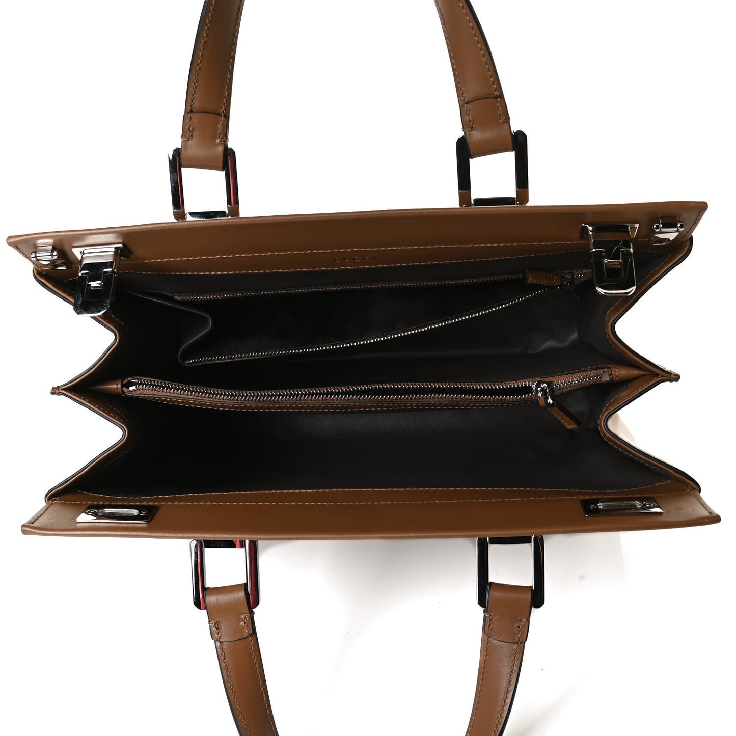 Smooth Calfskin Medium Zumi Top Handle Bag Friky Taupe