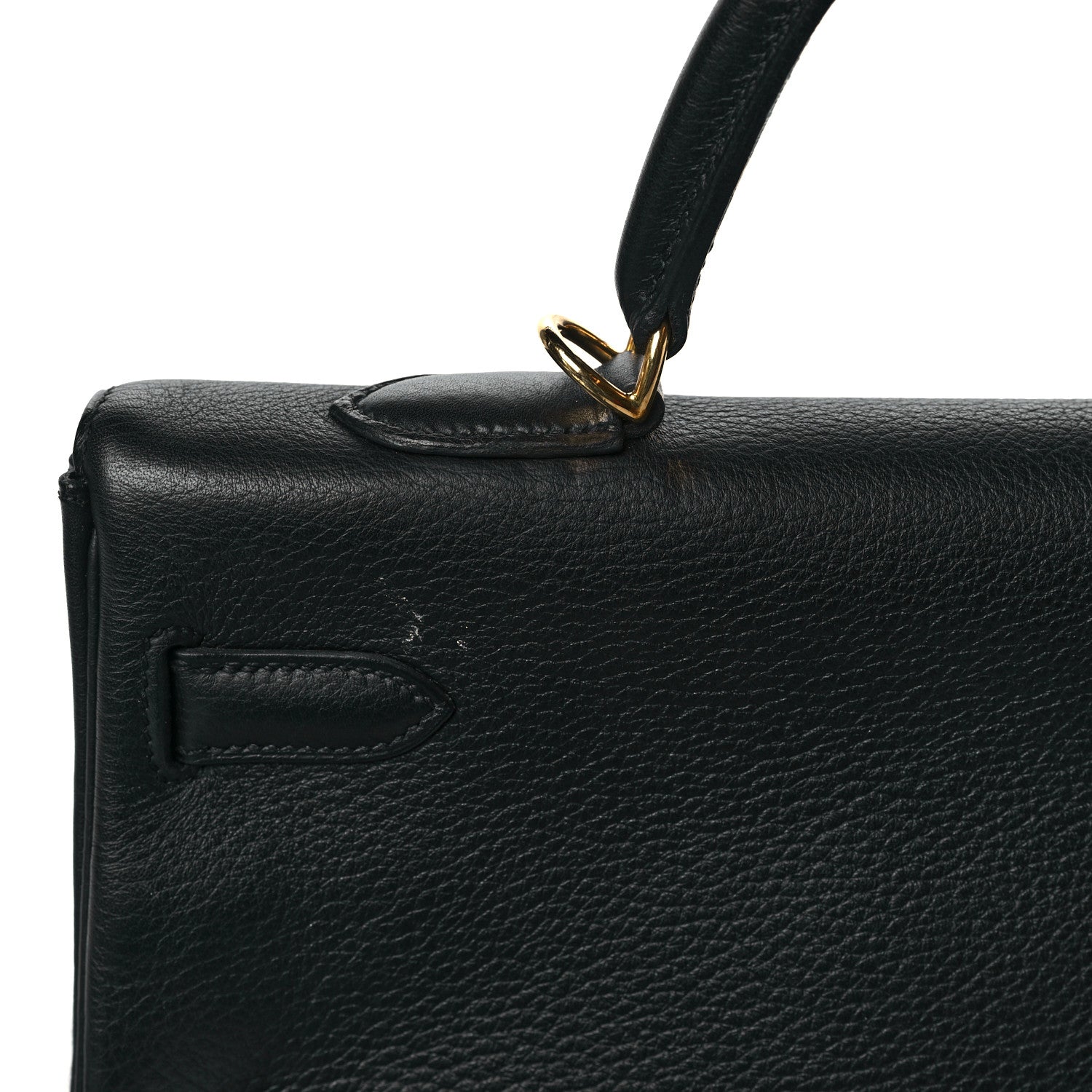 Hermes Taurillon Clemence Kelly Retourne 35 Black 10 of 11