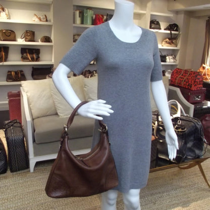 Gucci Leather Guccissima Signoria Hobo Brown 2 of 11