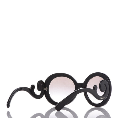 Prada Baroque Sunglasses SPR 27N Black 3 of 7