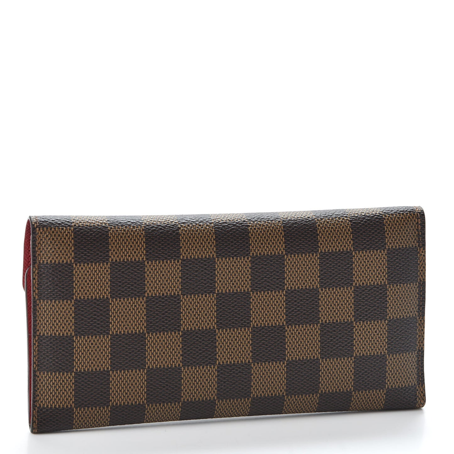 Damier Ebene Josephine Wallet Red