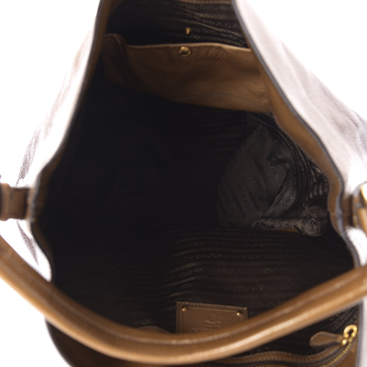 Vernice Sfumata Shoulder Bag Blond Mordore