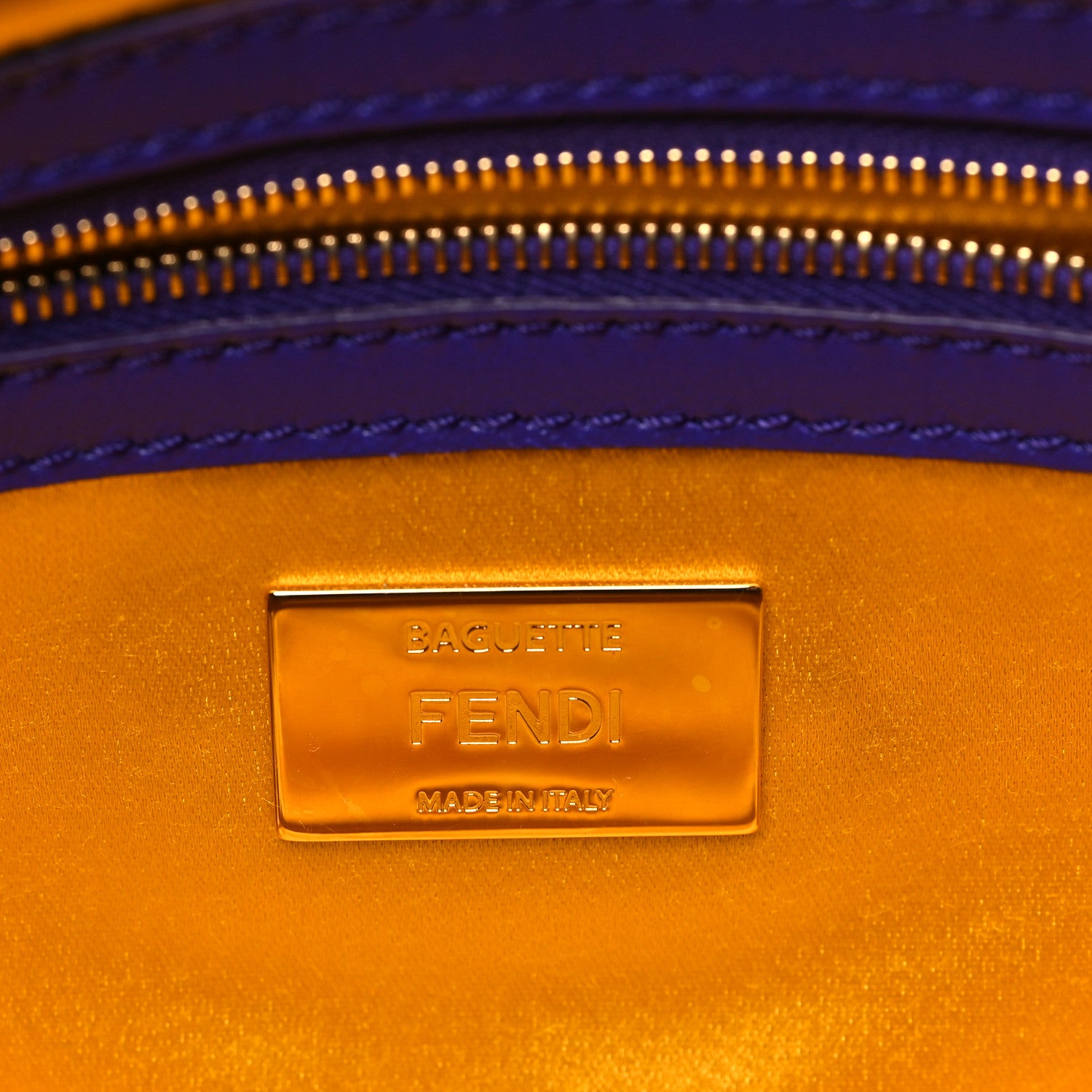 Fendi Sequin Paillettes Shiny Nappa Sex and the City Baguette Viola Purple Rain 5 of 10