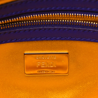 Fendi Sequin Paillettes Shiny Nappa Sex and the City Baguette Viola Purple Rain 5 of 10