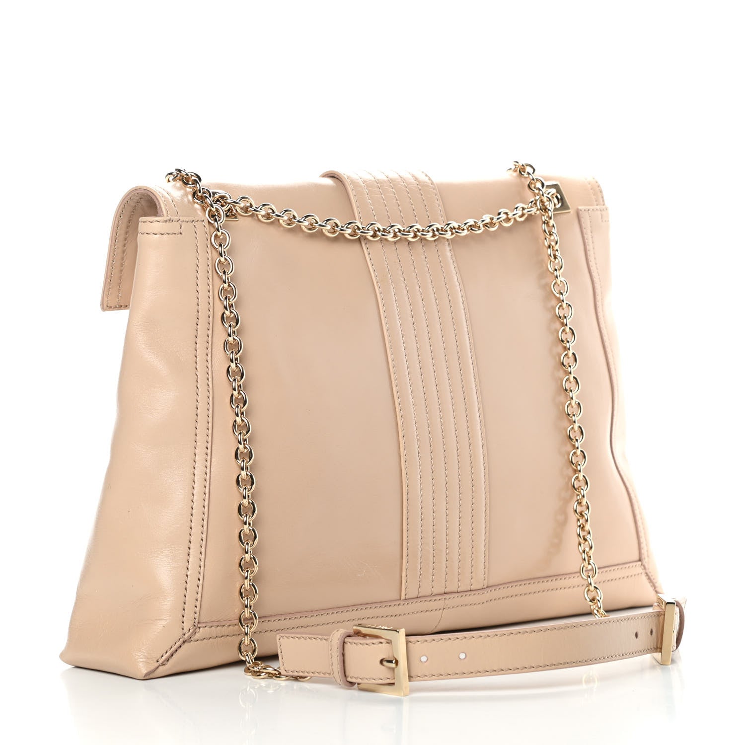 Fendi Vitello Acqua Maxi Baguette Shoulder Bag Makeup 4 of 11