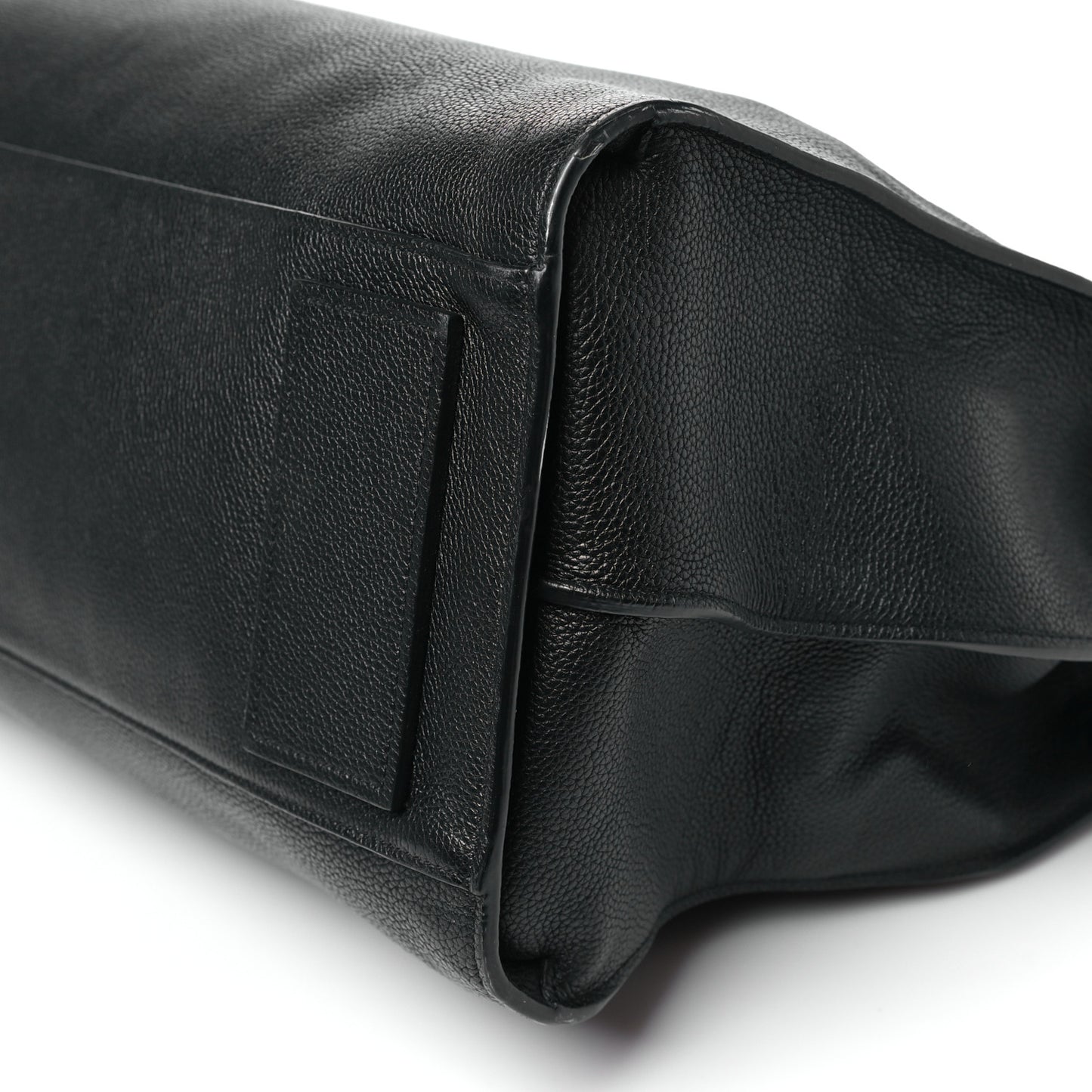 Grained Calfskin Medium Souple Sac De Jour Duffle Black