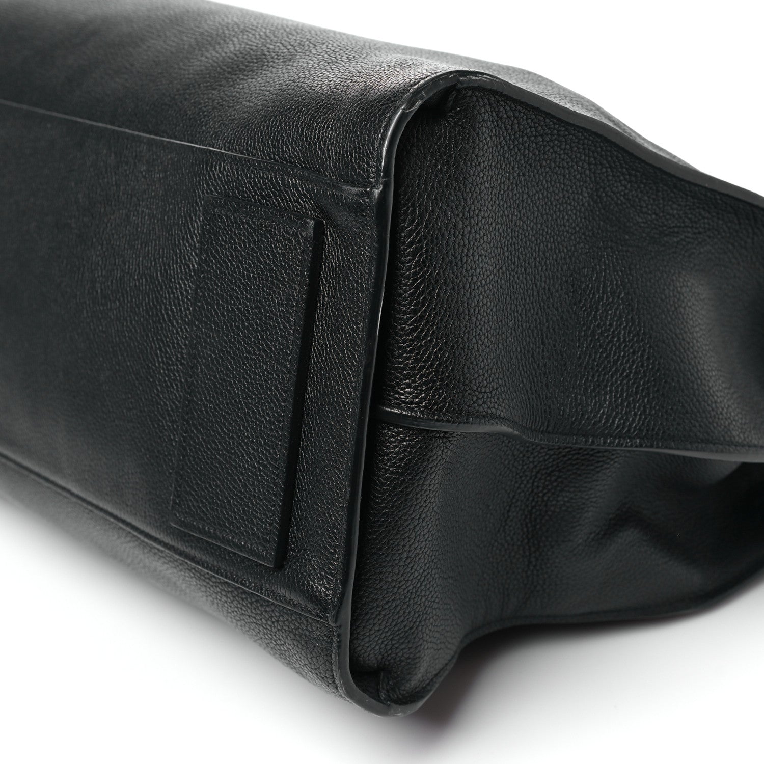 Saint Laurent Grained Calfskin Medium Souple Sac De Jour Duffle Black 9 of 9