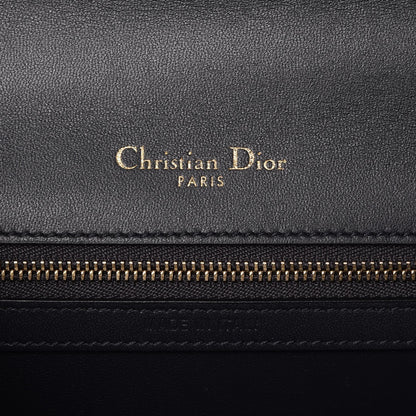 Christian Dior Metallic Patent Micro-Cannage Medium Diorama Flap Bag Blue 6 of 8