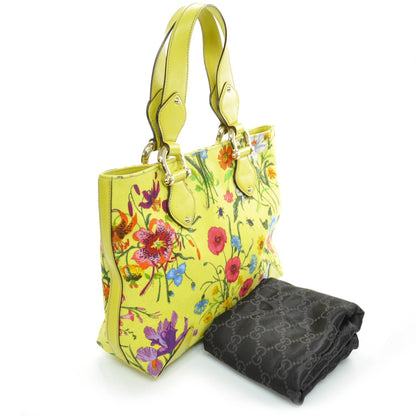 Gucci Canvas Floral Flora Tote 3 of 8