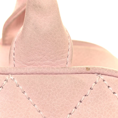 Chanel Caviar Quilted Small Bowler Tassel Pink 16 of 16