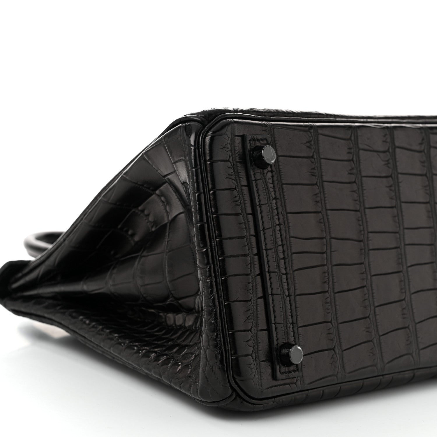 Hermes Matte Alligator Birkin 30 So Black 9 of 11