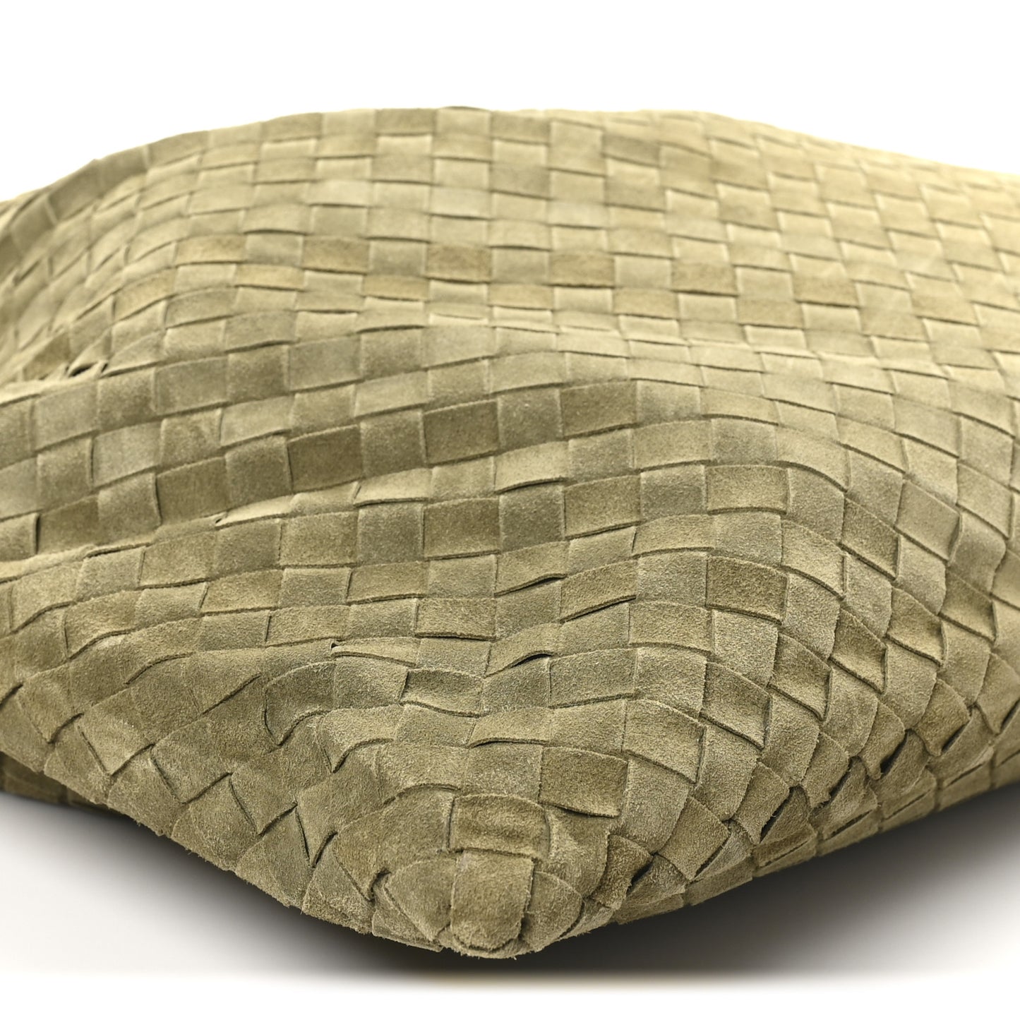 Suede Intrecciato Large Hop Mud