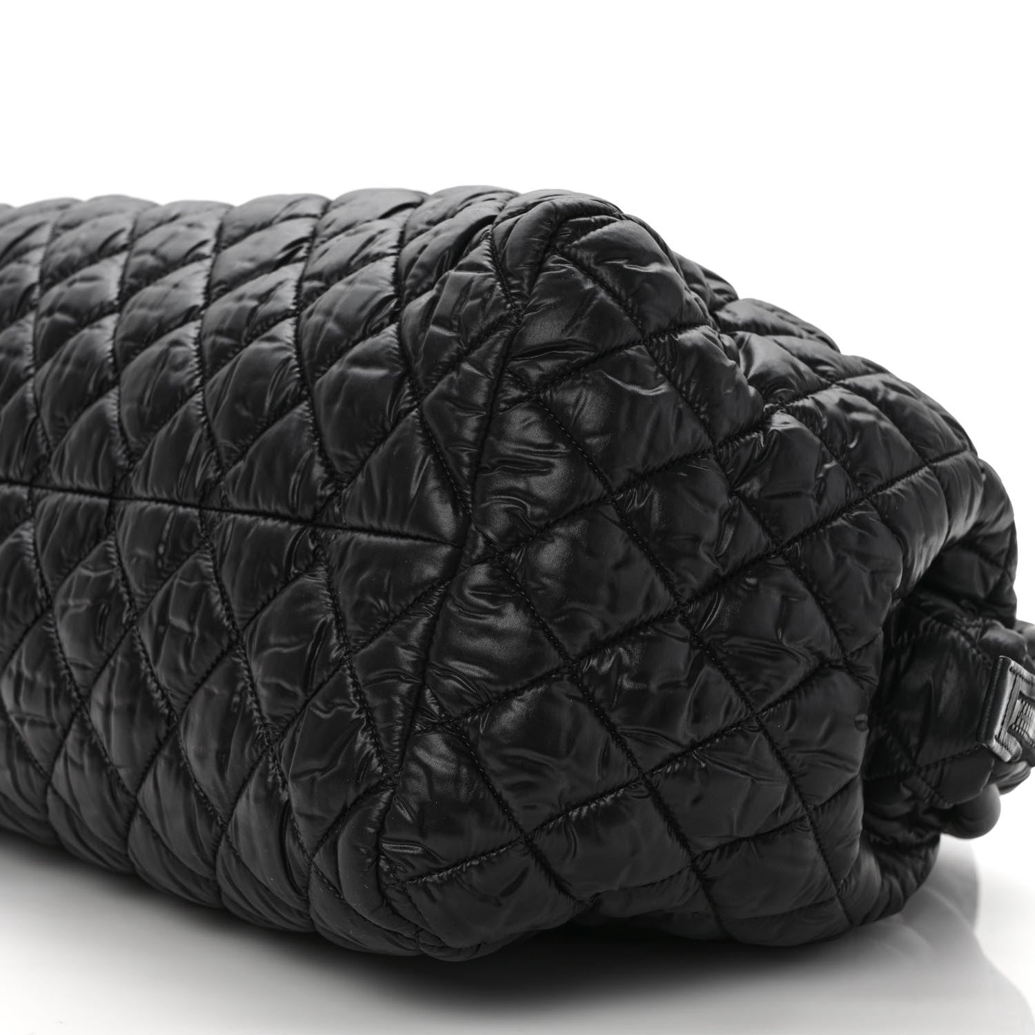 Chanel Nylon Quilted Medium Coco Cocoon Tote Black 8 of 10