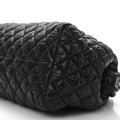 Chanel Nylon Quilted Medium Coco Cocoon Tote Black 8 of 10