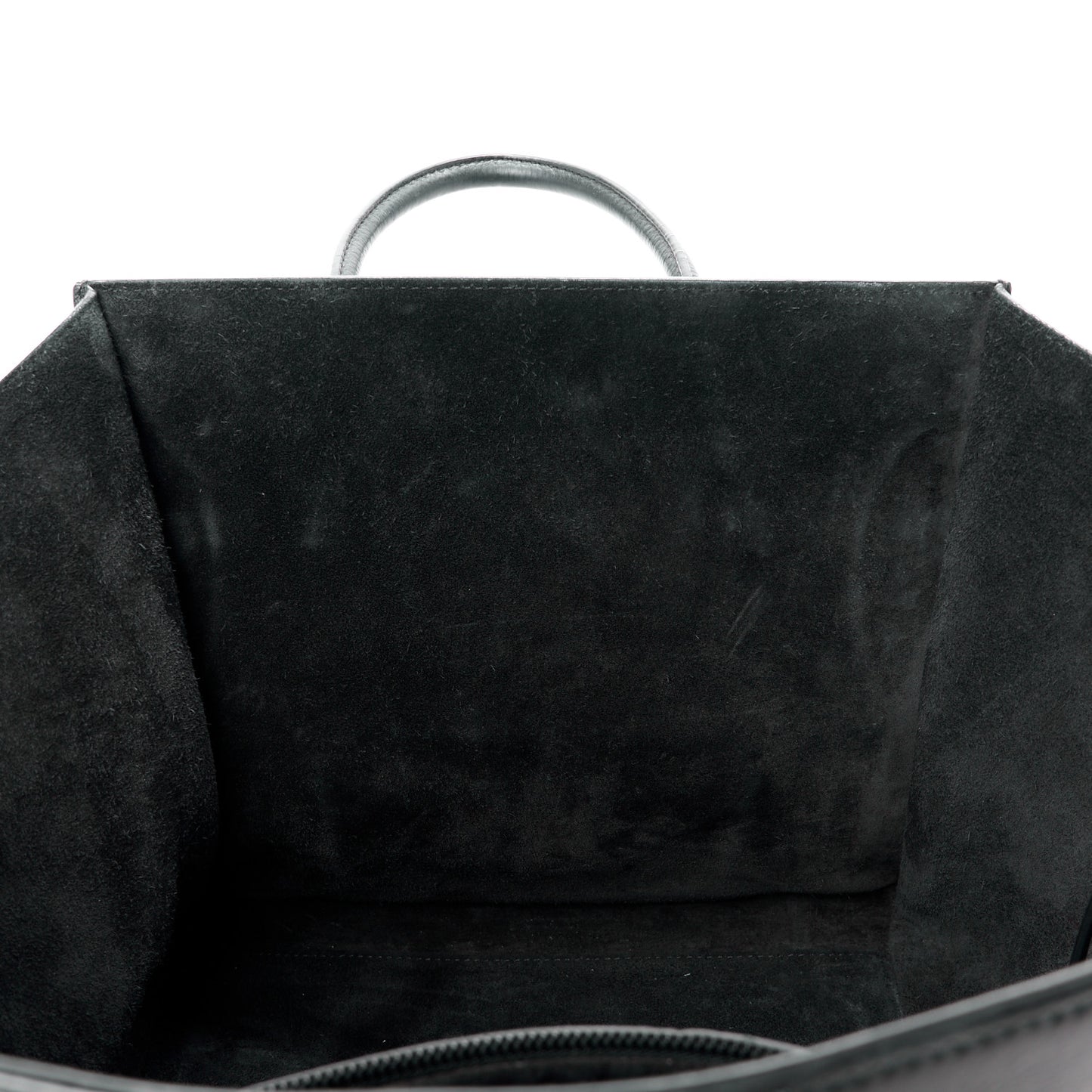 Smooth Calfskin Medium Phantom Luggage Black