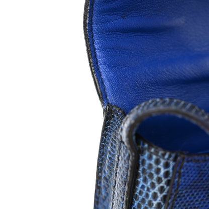 Celine Lizard Small Trotteur Blue 11 of 12