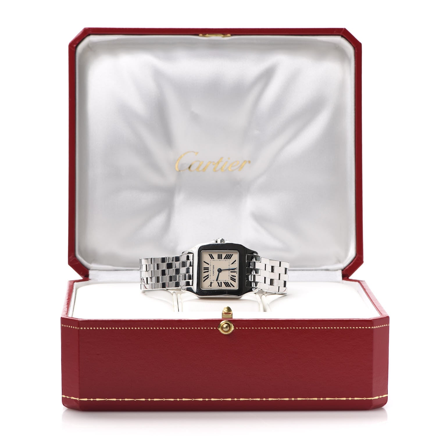 Cartier Stainless Steel 26mm Santos Demoiselle Quartz Watch 7 of 7