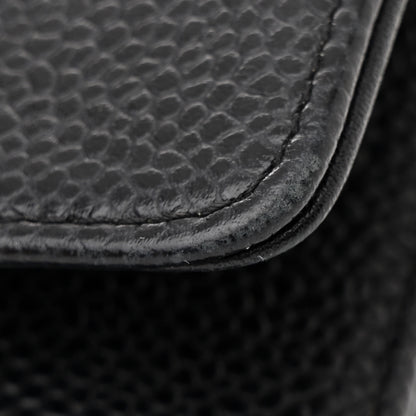 Chanel Caviar Timeless CC Wallet On Chain WOC Black 12 of 15