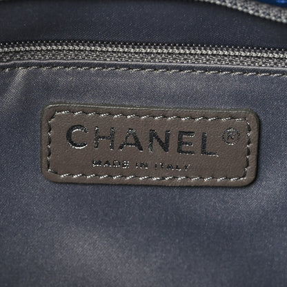 Chanel Caviar Quilted Grand Shopping Tote GST Dark Navy Blue 8 of 10