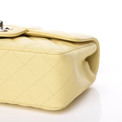 Chanel Caviar Quilted Mini Rectangular Flap Light Yellow 9 of 12