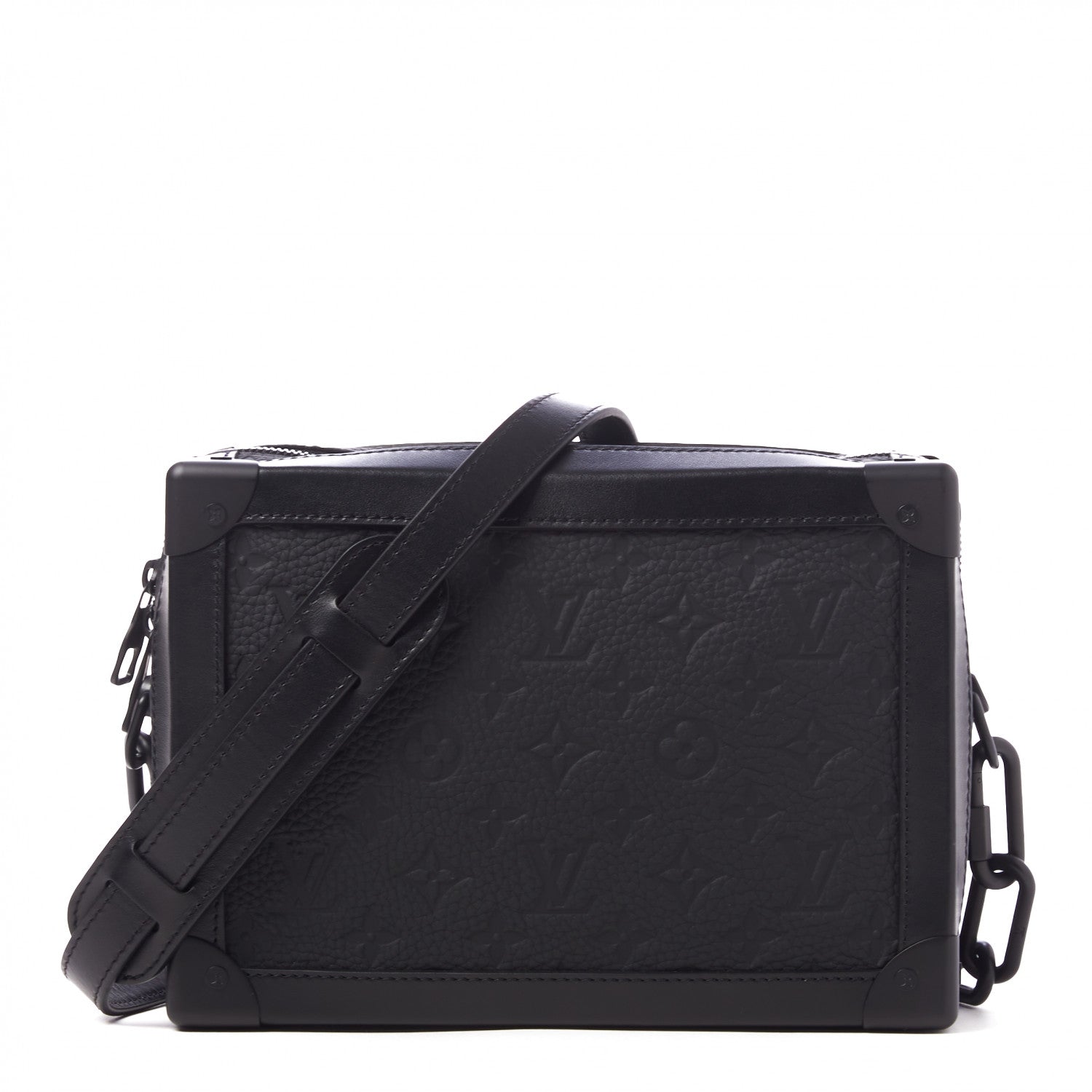 Louis Vuitton Taurillon Monogram Soft Trunk Black 1 of 7
