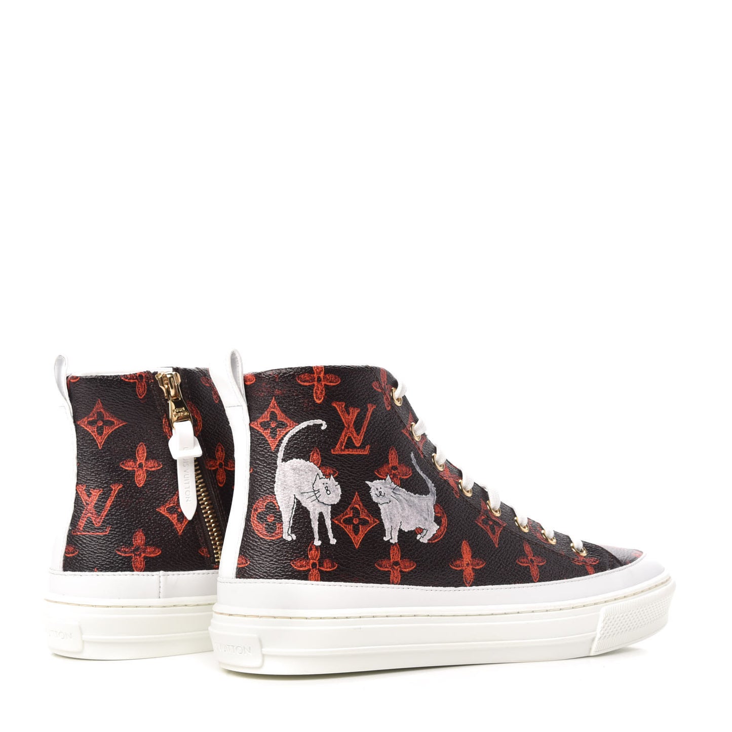 Catogram Stellar Sneaker Boots 38 Marron