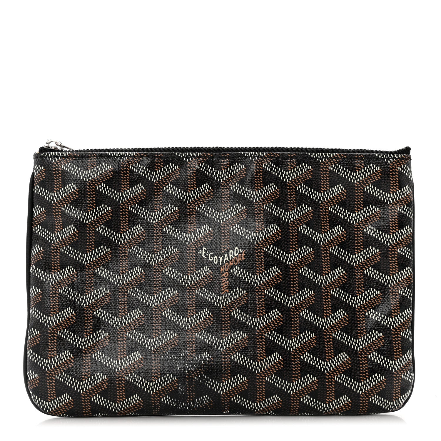 Goyard Goyardine Senat Pochette PM Black Gold 1 of 10