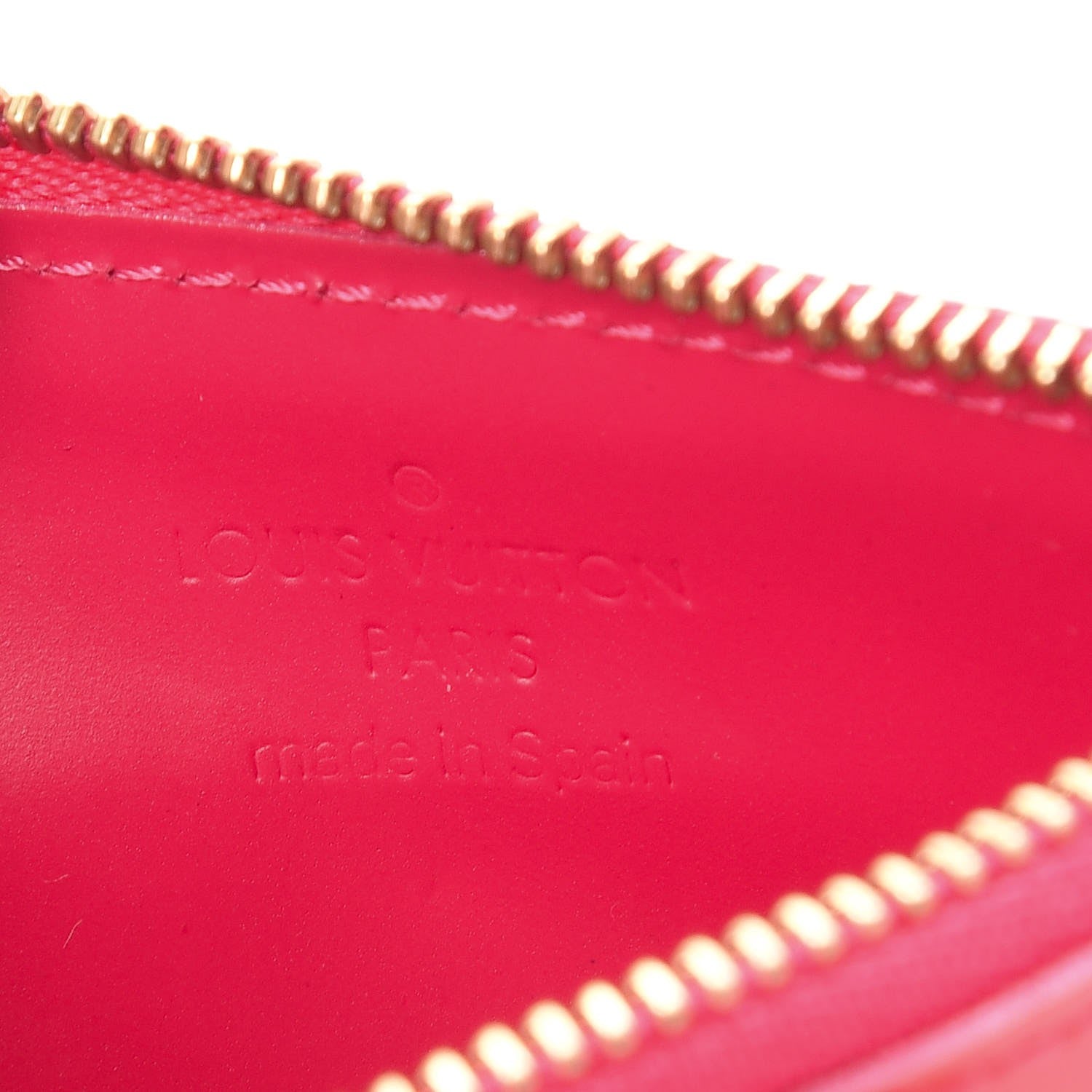 Louis Vuitton Vernis Key Pouch Rose Pop 6 of 9