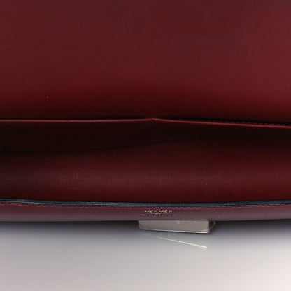 Hermes Tadelakt Egee Clutch Rouge H 5 of 11