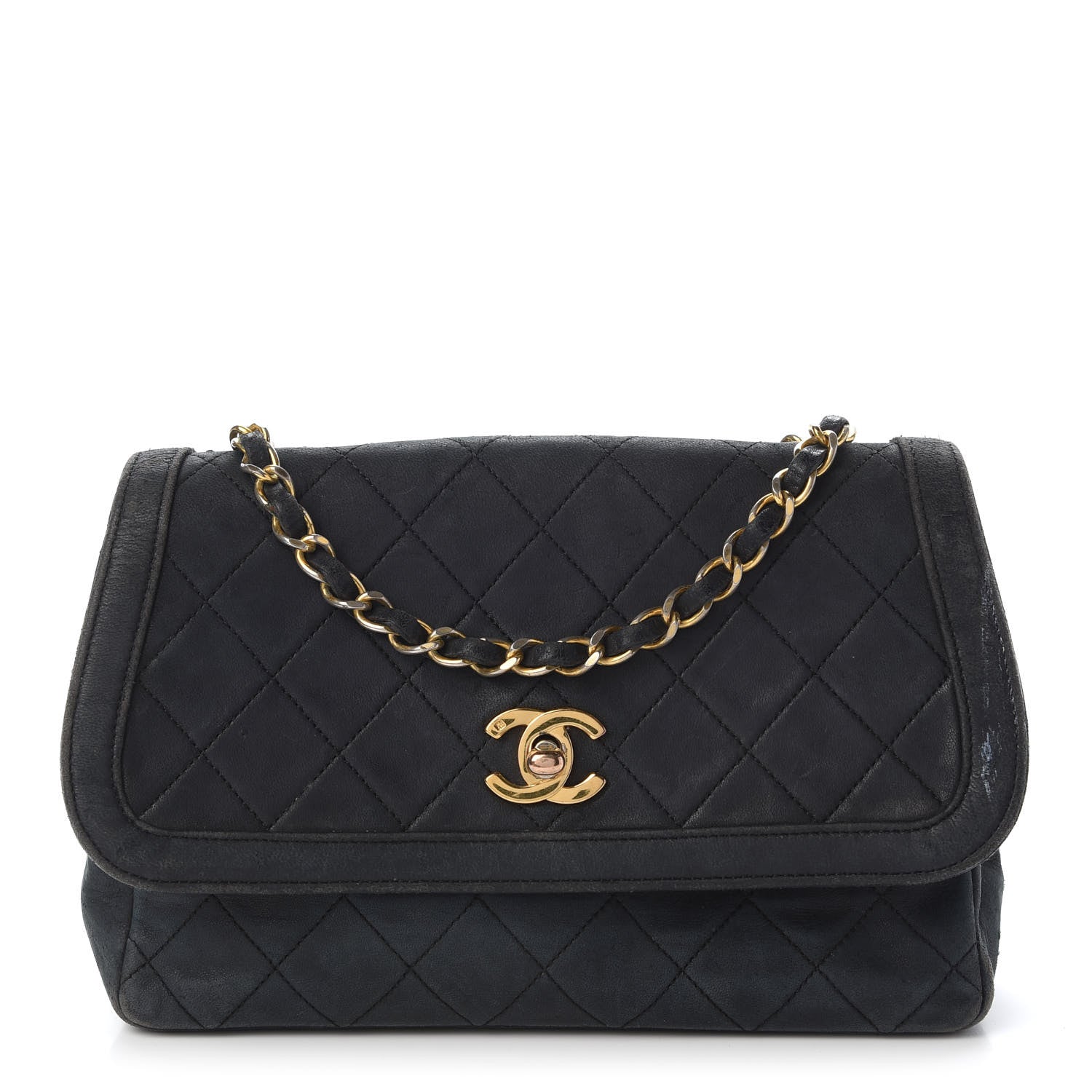 Chanel Lambskin Quilted Small Single Flap Black 1 of 14