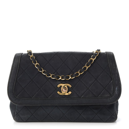 Chanel Lambskin Quilted Small Single Flap Black 1 of 14
